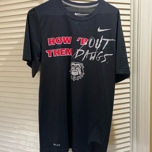 Nike Dri-Fit black Georgia Bulldog T-shirt, Men’s Small